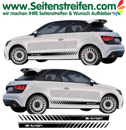 Audi A1 e-tron Seitenstreifen Aufkleber Dekor Set Art.Nr.: 5159
