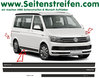 VW BUS T5 T6 California Edition Look Seitenstreifen Aufkleber Dekor Set - Art.Nr.: 6687