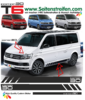 VW BUS T4 T5 T6  Multivan Edition 30 Seitenstreifen Aufkleber Dekor Set 2016 - Art. Nr.: 9471