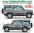 Land Rover Defender Matterhorn Panorama Outdoor Sport Seitenstreifen Aufkleber Komplett Set - 8001