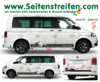 VW T4 T5 T6 Mont Blanc Seitenstreifen Aufkleber Komplett Set Art.Nr.: 2901