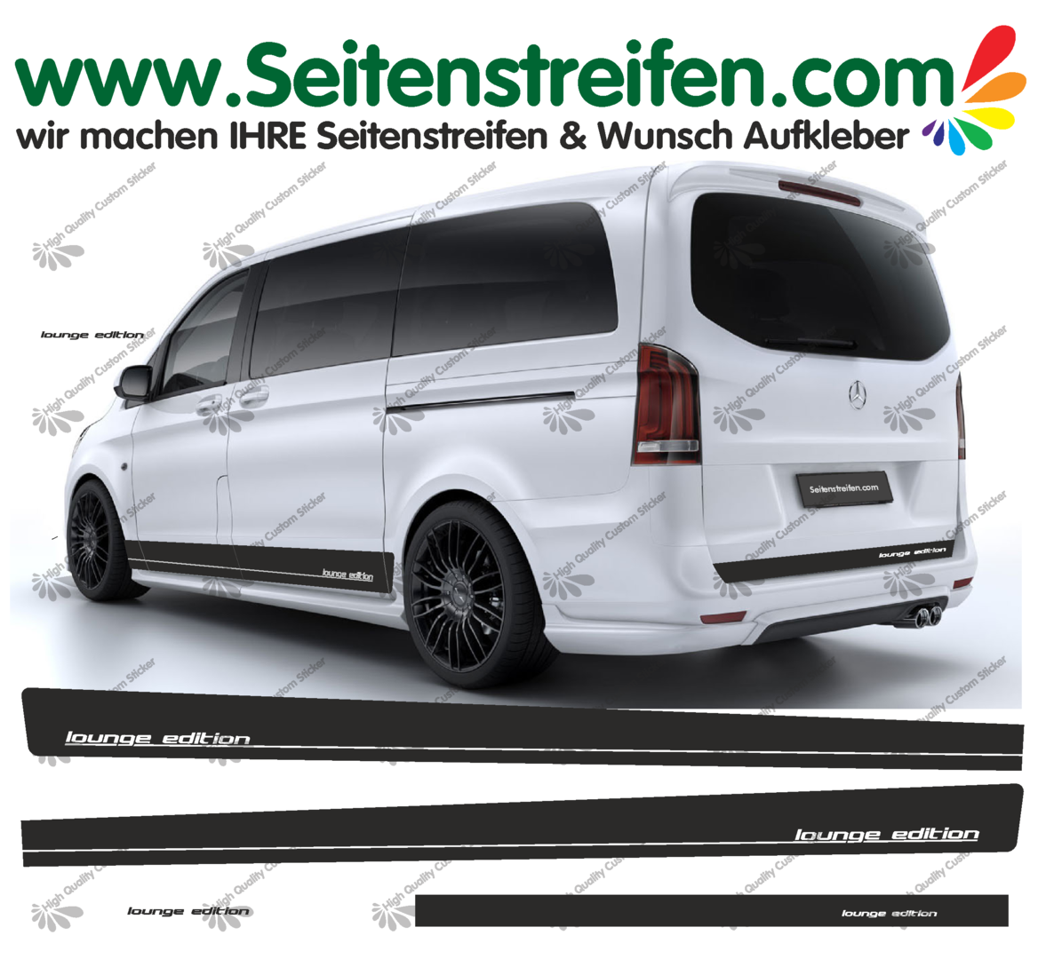 Mercedes Benz Class V Vito - model series 447/693/638 Lounge Edition - Decals Sticker Kit - N° 6758