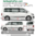 VW Bus T5 T6 - CALIFORNIA Edition 2018 Seitenstreifen Aufkleber Dekor Set: 9564
