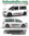 VW Caddy - Caddy Maxi   EDITION 35 Seitenstreifen Aufkleber Komplett Set - Art.Nr: 1010