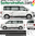 VW T5 T6 - Panamericana Kontinent und Seitenstreifen Aufkleber Komplett Set U1456