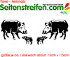 2x Wildschwein Aufkleber Dekor Sticker  Art:Nr: M136