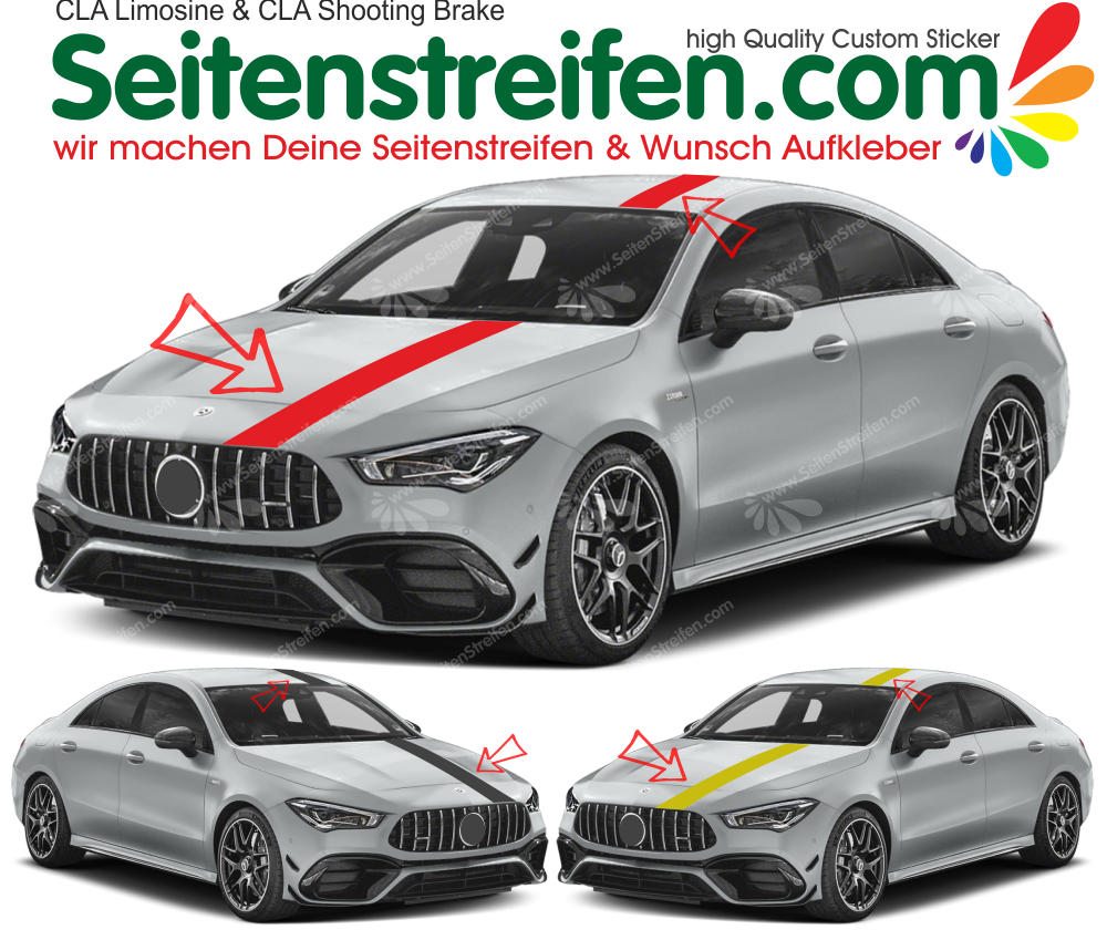 Mercedes Benz CLA / CLA shooting brake - Edition 1  autocollant sticker set - 7073