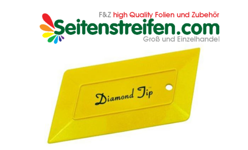 Teflon - RAKEL DIAMOND TIP GELB Squeegee - Sign Vinyl & Vehicle Wrapping Film Application