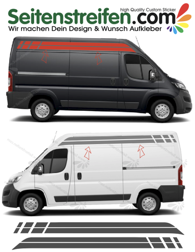 Fiat Ducato - top, roof Graphics Decals Sticker - Nr. D2029