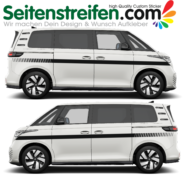 VW ID Buzz / Buzz Cargo - Custom adesivi strisce laterali adesive auto sticker
