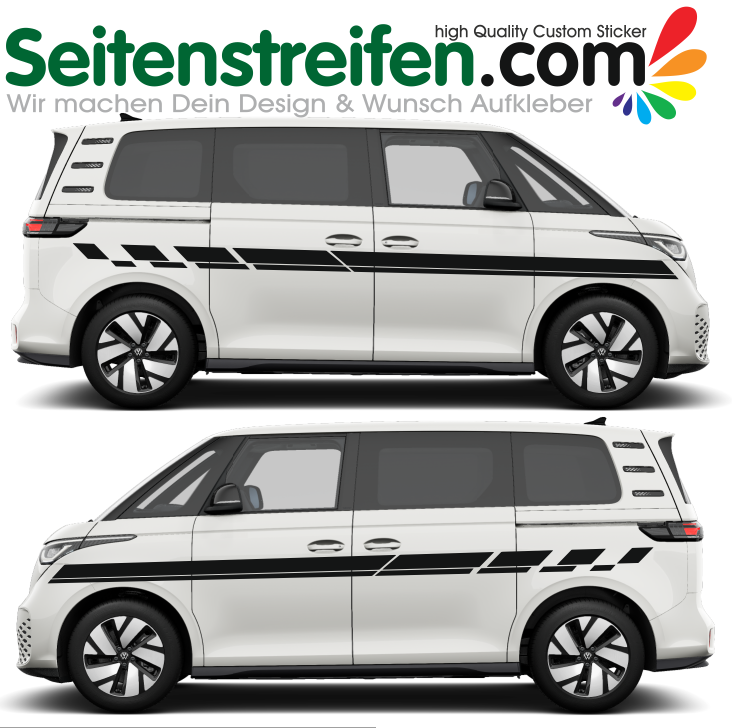 VW ID Buzz / Buzz Cargo - Lounge Edition Custom adesivi strisce laterali adesive auto sticker