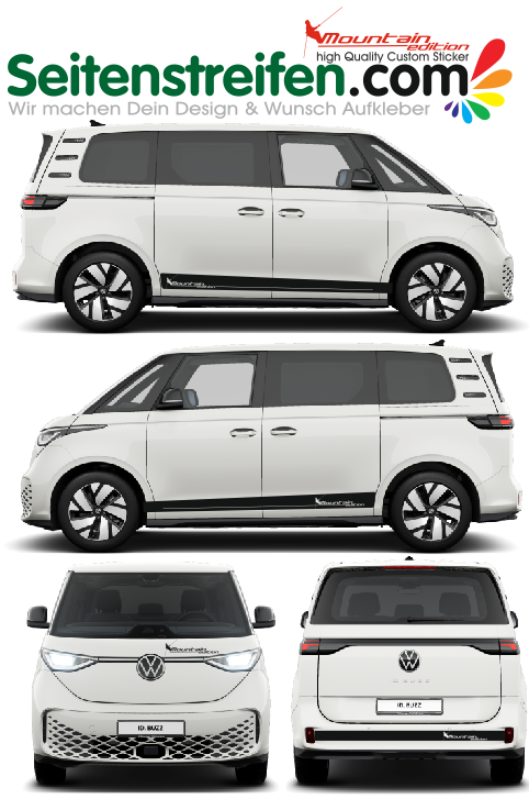 VW ID Buzz / Buzz Cargo - Mountain Edition adesivi strisce laterali adesive auto sticker