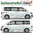 VW Bus T5 T6 - Road Tripp Edition - Berge, Wald, Straße, Sonne Outdoor Aufkleber Sticker Set - D9911